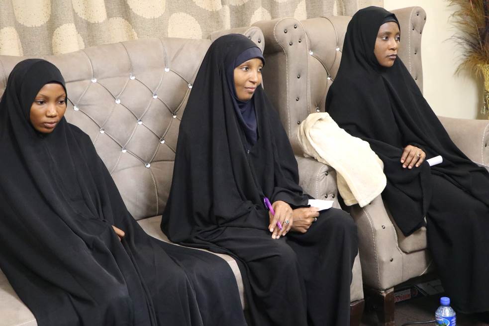  female hauzah students visit sheikh zakzaky in abj on sat 15 jan 2022 